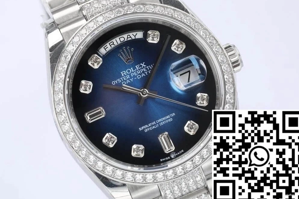Diamond M128349RBR-0016 Bezel Factory Day EW Rolex Date 1009